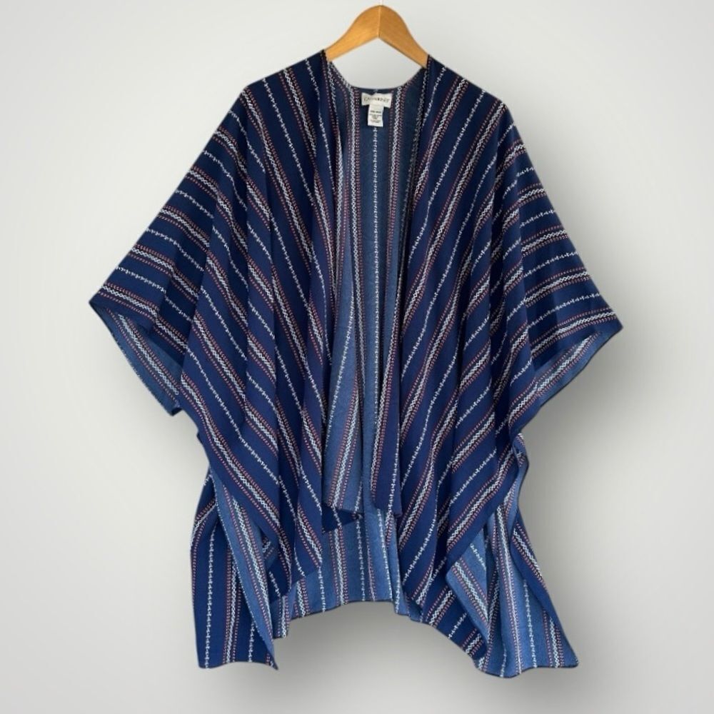 🎉5 for $45 🎉Catherines Open Top Kimono Women One Size S,M,L,XL Blue